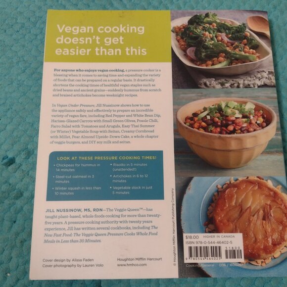 NEW Vegan Under Pressure cookbook - pressure slow cooker recipes - Picture 3 of 4
